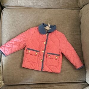 The Beaufort Bonnet Company Pink and Blue Quilted Jacket